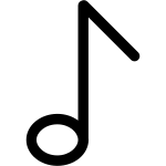 Music Tone SVG Icon